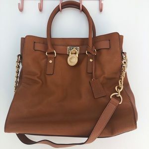 Michael Kors Hamilton Large Camel Tote